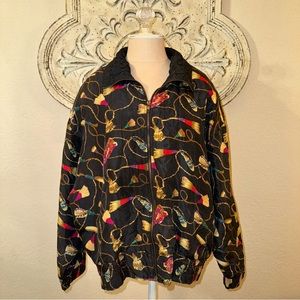 Vintage Bocoo Silk Bomber Jacket